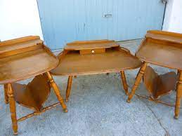 Check spelling or type a new query. Sprague Carlton Rock Hard Maple Coffee Table End Table Set 3 Antique Appraisal Instappraisal