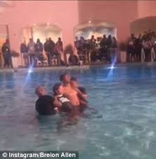 Tampa bay buccaneers quarterback jameis winston didn't win a ring on the field this year. Jameis Winston Baptized With Girlfriend Breion Allen At Nfl Retreat In Colorado Daily Mail Online