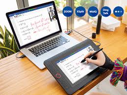 Press and hold the top button to open sticky notes. E Learning Online Classes Teaching Use Xp Pen Digital Writing Drawing Pad Tablets Xp Pen