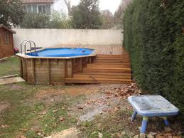 Piscine En Bois Avec Terrasse Terrasse En Bois Pour Piscine Hors Sol Veranda Styledevie Idees Conception Jardin Idees Conception Jardin