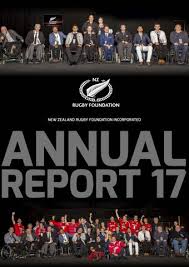 2017 Annual Report of the NZ Rugby Foundation by NZ Rugby Foundation
