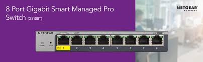 Netgear 8 Port Gigabit Ethernet Smart Managed Pro Switch Gs108t Desktop Amazon Ca Computers Tablets