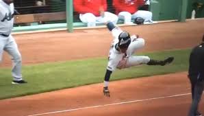 Acuña tried to walk off but dropped back to the ground in shallow right field. Mlb Rookie Star Leaves Game With Nasty Looking Leg Injury