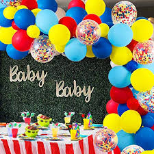 273 inspirational designs, illustrations, and graphic elements from the world's best designers. Carnival Circus Balloon Arch And Garland Kit 105 Pack Red Blue Yellow Latex Balloons Rainbow Multicolor Pre Filled Confetti For Baby Shower Wedding Birthday Graduation Anniversary Bachelorette Party Background Decorations Educational