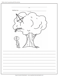 worksheets to teach writing story pictures