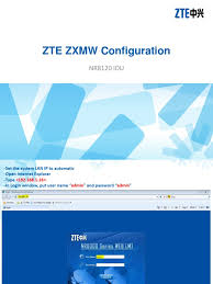 Look in the left column of the zte router password list below to find your zte router model number. Zte Nr8120 Configuration Pptx Ip Address Communications Protocols