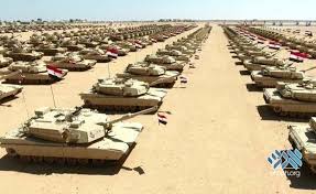 Satellite Imagery Confirms 100 Egyptian Tanks in El-Arish
