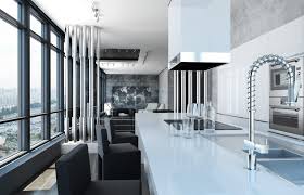 High Tech Apartment In St Petersburg By Alexloft High Tech Interior High Tech Design Loft Interiors