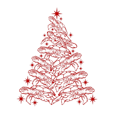 Download Boxer Christmas Tree Cuttable Design