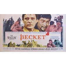 Here i am, stripped, kneeling at. 1964 Original American Movie Poster Becket With Richard Burton Peter O Toole Chairish