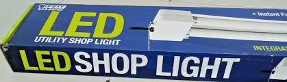 New Feit Electric 4 Ft Led Utility Shop Light On Off Pull Chain 3700 Lumens Feitelectric Hangingshoplight Shop Lighting Pull Chain Light