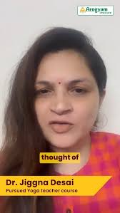 "Meet Dr. Jigna Desai, a passionate graduate of an Online Yoga Teacher  Training Course, eager to spill the tea