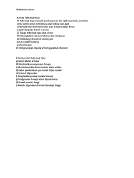 Teknologi hijau boleh dijanakan dengan begitu mudah dengan kerjasama masyarakat terutamanya. Konsep Teknologi Hijau Docx