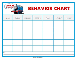 Thomas Tank Engine Behavior Chart Free Printable