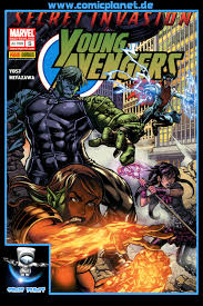 After avengers disassembled, writer brian michael bendis and his new avengers introduced a strain of mystery and unrest at the heart of the marvel universe. Young Avengers Band 5 Secret Invasion Comic Planet Shop