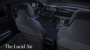The slow drip of lucid air sedan teasers culminated wednesday with the world debut of the production version of the startup's electric car with a range of up to 517 miles. 2021 Lucid Air Interior Luxury Electric Sedan Youtube