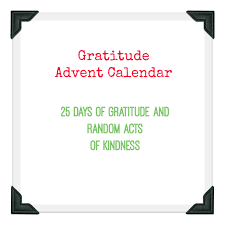 Diy Gratitude Advent Calendar Day 1 Of 12 Days Of Shopping Advent Calendar Printable Advent Calendar Gratitude Activities