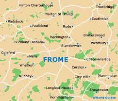 Street Map Of Frome Frome Maps And Orientation: Frome, Somerset, England