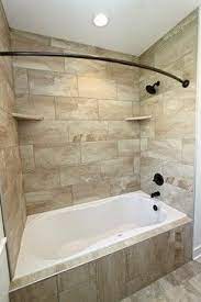 Combo Shower With Bubble Style Tub I Would Install A Jetted Style Tub Vs Bub Bathroom Tub Shower Combo Bathroom Tub Shower Small Bathroom Remodel