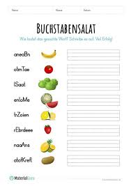 Buchstabensalat Materialguru Buchstabensalat Obst Und Gemuse Buchstaben