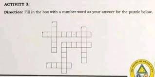 See more ideas about fill in puzzles, puzzles, number puzzles. Activity 3 Directions Fill In The Box With A Number Word As Your Answer For The Puzzle Belowpa Help Brainly Ph