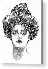 The Gibson Girl Acrylic Print by Charles Dana Gibson