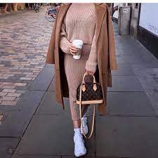 Dressed In My Hijab On Instagram Sevtesettur Follow Dressedinmyhijab For Mor Winter Fashion Outfits Fashion Outfits Modest Fashion