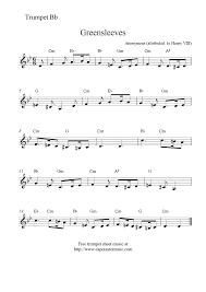 Trumpet sheet music & audio. Free Sheet Music Scores Greensleeves Free Trumpet Sheet Music Notes Trumpet Sheet Music Sheet Music Sheet Music Notes