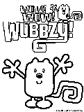 Enjoy this wubbzy coloring page! Wow Wow Wubbzy Coloring Page