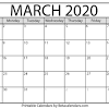 Customise and print calendar 2020 : 1