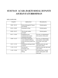 Santunan anak yatim 1438 h ( 15 oktober 2016 ). Susunan Acara Baksos Cara Golden