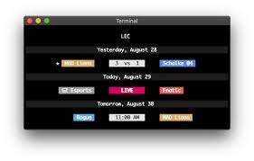 Gg elo rating 1,060 world rank 33 total earnings $85,567 win rate 61% fc schalke 04 evolution is the academy team of fc schalke 04 esports. Github Lukealsaba Leagueoflegends A Command Line Interface For League Of Legends Esports