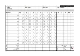 30 Printable Baseball Scoresheet Scorecard Templates