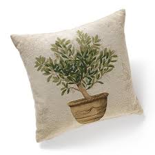 Butterscotch color appears taupe in photos. Olive Tree Tapestry Cushion Tapestry Cushions Museum Selection