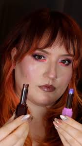 🔮 Fenty Lip Swatches 🔮, I have swatches of the new @fentybeauty gloss  bomb stix. I picked up the shades, hot chocolit, and icy amethy$t. , These  are super sparkly, but you don't feel any grityness due ...