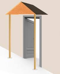 Wooden diy wood awning plans. How To Build A Wood Awning Over A Door Lovetoknow