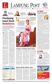 Pada tahun 2017, jumlah penduduknya mencapai 479.256 jiwa dengan luas wilayah 3.921. Lampung Post Rabu 29 Januari 2014 By Lampung Post Issuu