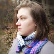 Cowl, Gator, Head Covering. Black/purple Blend. Crocheted With Love!