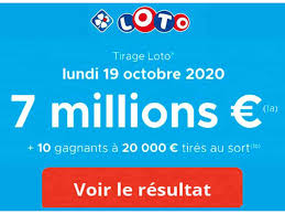 La franccedil;aise des jeux preacute;sente ce soir une belle. Resultat Loto Fdj Tirage Du Lundi 19 Octobre 2020 Joker Codes Loto Gagnant Et Gains En Ligne Tribune Orleans