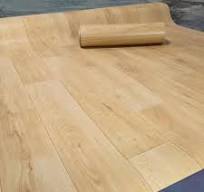 Factory price 2mm Wood Grain Vinyl Sheet Flooring for Residential and  Commercial Application