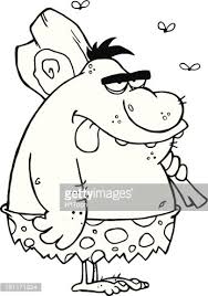 Maybe you would like to learn more about one of these? Black And White Caveman Cartoon Character Clipart Image