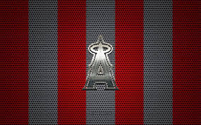 download wallpapers los angeles angels logo american baseball club metal emblem red white metal mesh background los angeles angels mlb anaheim california usa baseball for desktop free pictures for desktop free wallpapers los angeles angels logo
