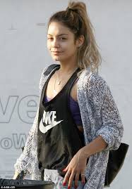 Vanessa hudgens laughs in the face of death! Vanessa Hudgens Goes Without Make Up After Workout In La Daily Mail Online