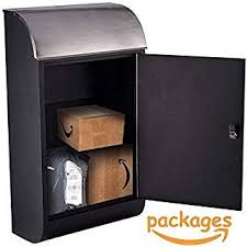 Amazon Com Tuffboxx Parcelboxx Large Secure Parcel Delivery Box Gateway Modern Mailbox Metal Mailbox Newspaper Delivery