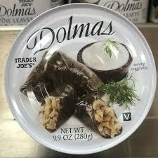 Trader Joe'S Dolmas Vegan Vine Leaves Stuffed With Rice 280G - Pack Of 2 -  Walmart.Com