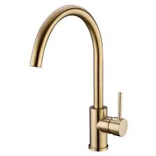 Highly durable polished chrome finish will bring out the gorgeous beauty and fine details in all the huntington brass kitchen faucets. Hanebath Brushed Gold Brass 360 Degree Swivel Hot Cold Mixer Single Handle Kitchen Sink Faucet Gold Kitchen Faucet Kitchen Sink Taps Sink Mixer Taps