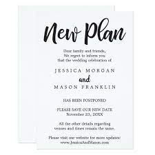 Wedding Cancellation Postponed Change The Date Invitation Zazzle Com Wedding Cancellation Wedding Invitations Stationery Wedding Saving