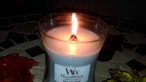 Press it firmly into the container, but don't press too hard or the prongs on the tab can move. Wood Wick Candle Review Pluswick Great Sound Youtube