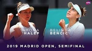 A meritat să câştige, cu siguranţă. Simona Halep Vs Belinda Bencic 2019 Madrid Open Semifinal Wta Highlights Youtube