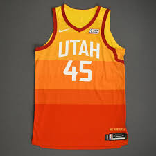 This is a limited item so hurry in! Donovan Mitchell Utah Jazz Game Worn City Edition Jersey Scored Game High 29 Points 2019 20 Season Nba Auctions